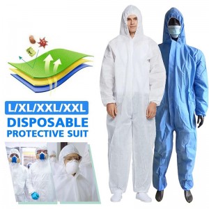 Disposable PP nonwoven coverall